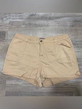 Falls Creek Khaki Cotton Bermuda Shorts